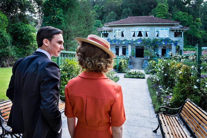 Indian Summers - Channel 4. Ralph (Henry Lloyd Hughes) and Alice (Jemima West)